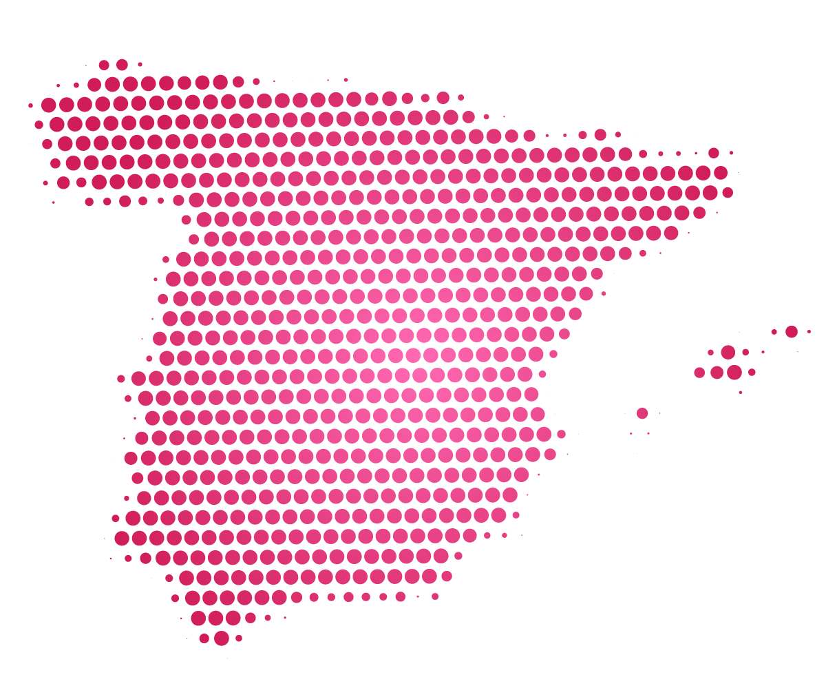 mapa-rosa-extranjeria Mapa de España